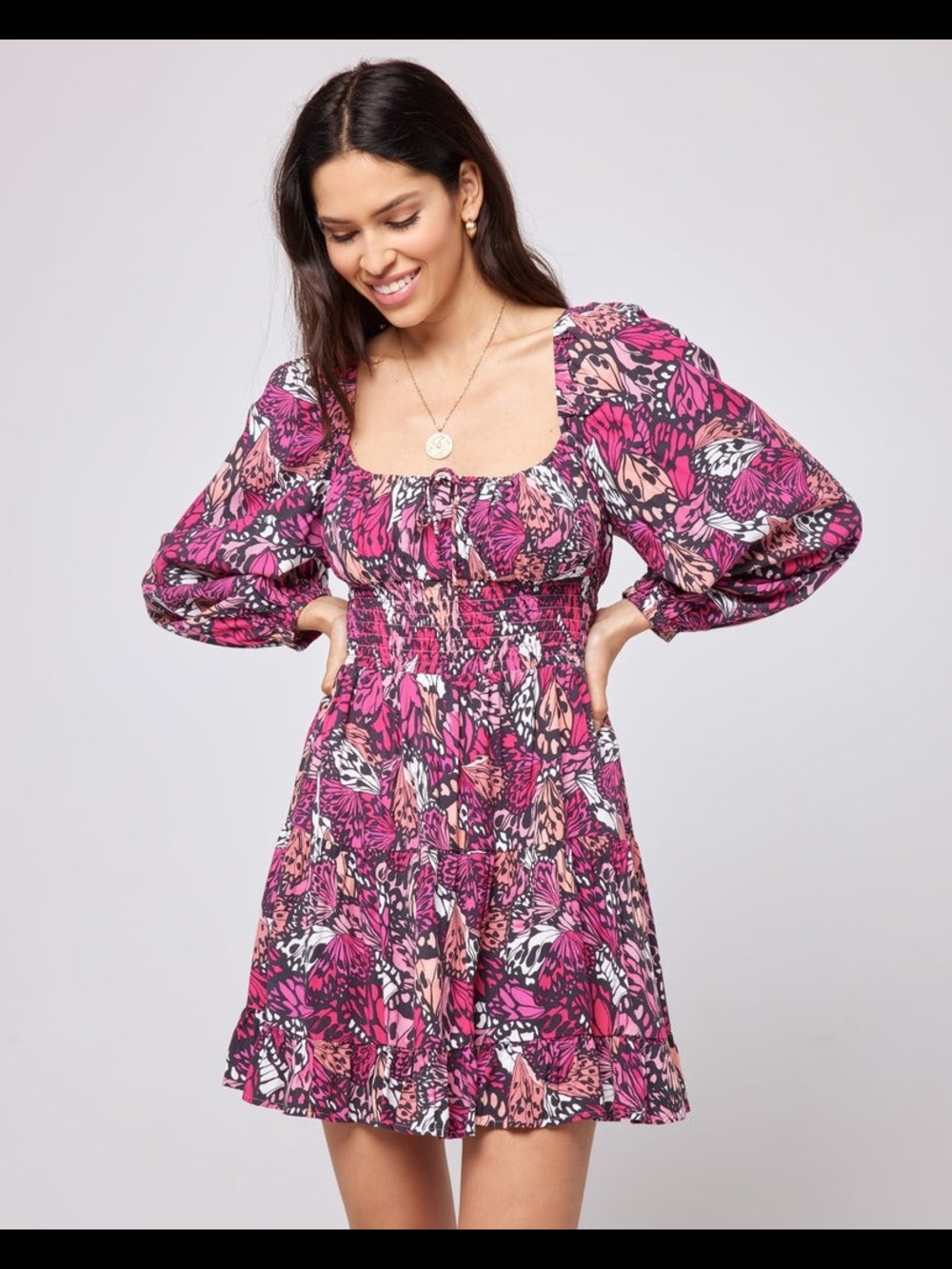 LSPACE CASSIDY DRESS IN WINGS N THINGS SIZE SMALL NWT